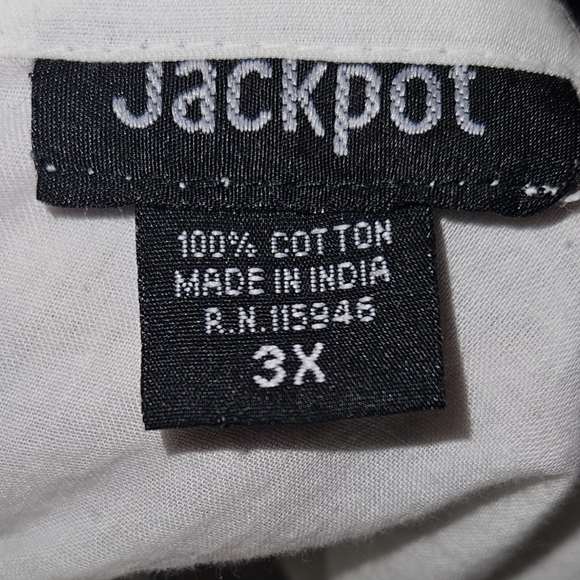 Jackpot Women's Sleeveless Cotton Boho CottageCore White Smocked Maxi Dress 3XL - Picture 7 of 8